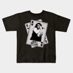 Retro James Brown 80s in concert Card style Kids T-Shirt